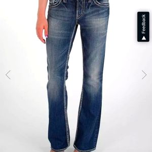 Silver Jeans "Suki Surplus" Indigo wash 25/34 NWOT